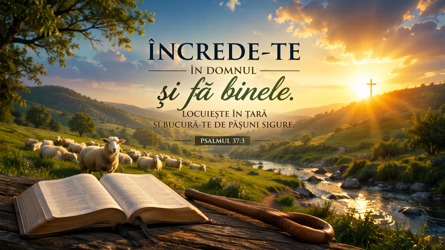 DEVOȚIONAL: Încrede-te în Domnul și fă binele