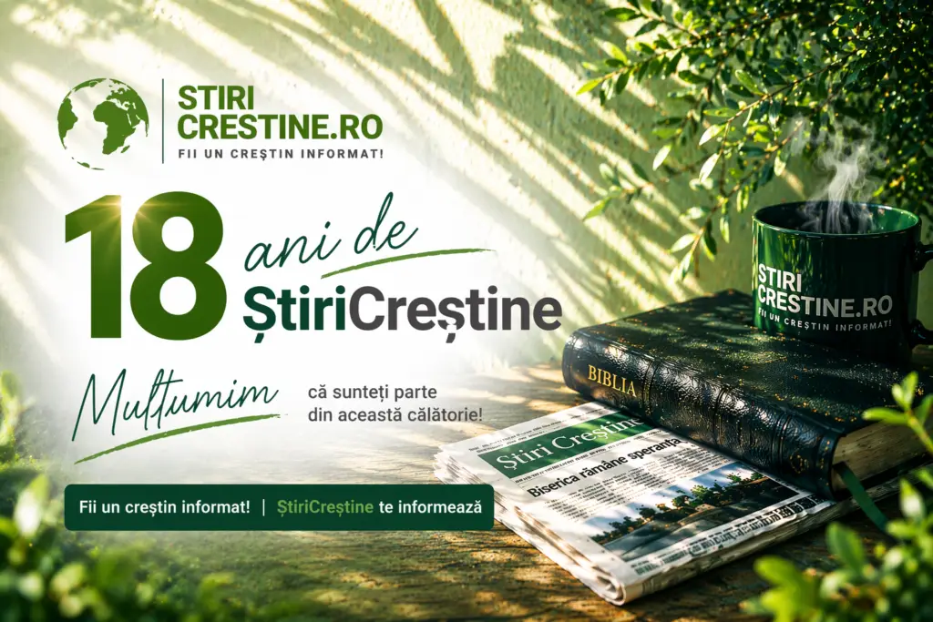 „Până aici, Dumnezeu ne-a ajutat”: ȘtiriCreștine.ro aniversează 18 ani de misiune în spațiul digital