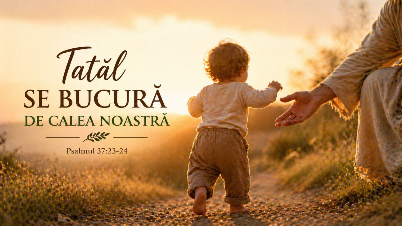 DEVOȚIONAL: Tăticul Se bucură de calea noastră