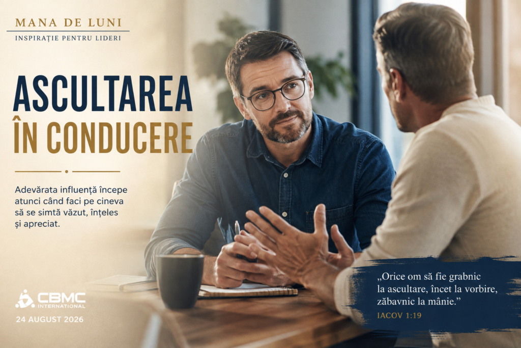 MANA de LUNI: Ascultarea face și ea parte din conducere | Erenia Mendoza
