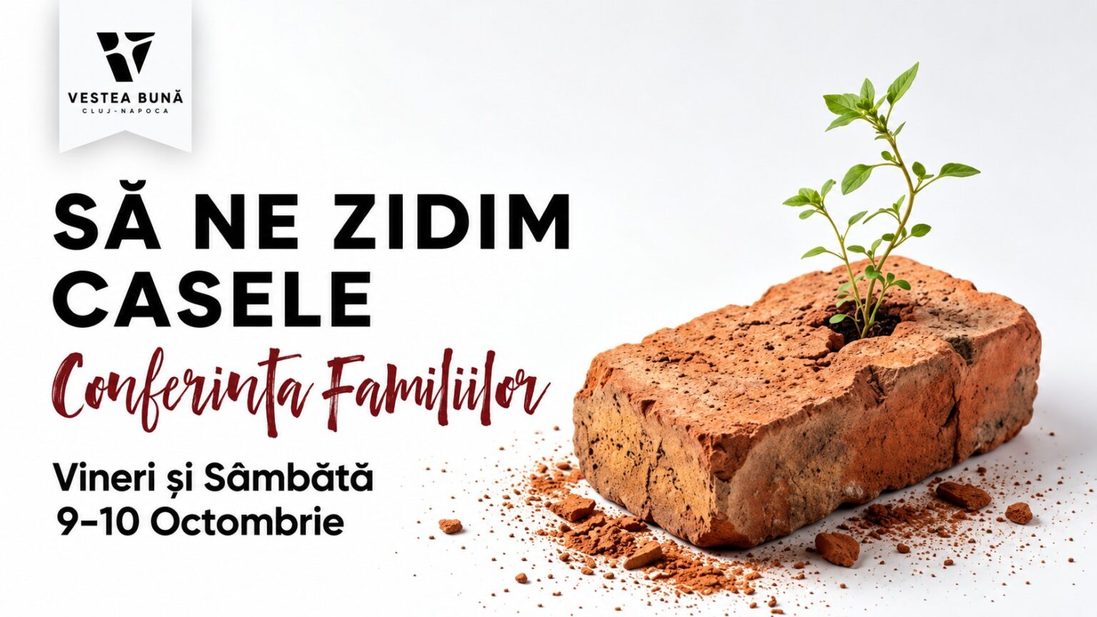 „Să ne zidim casele” – conferință pentru familii la Cluj