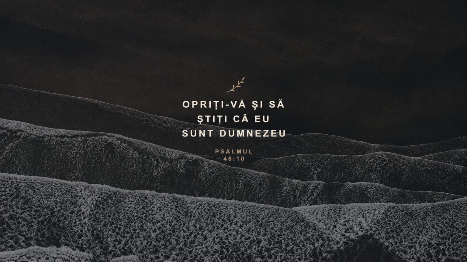 DEVOȚIONAL: Puterea liniștii